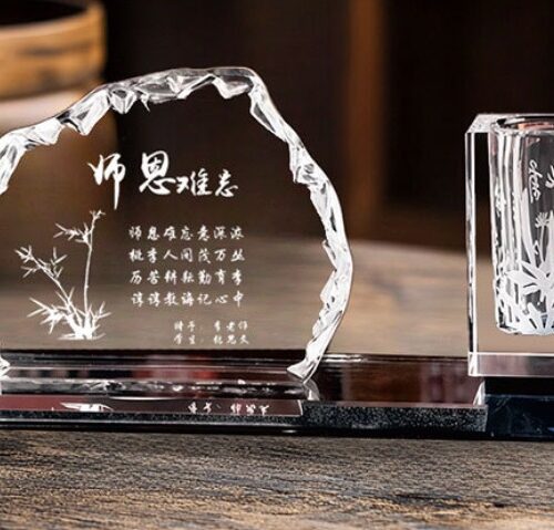 CT-130 水晶筆筒擺件