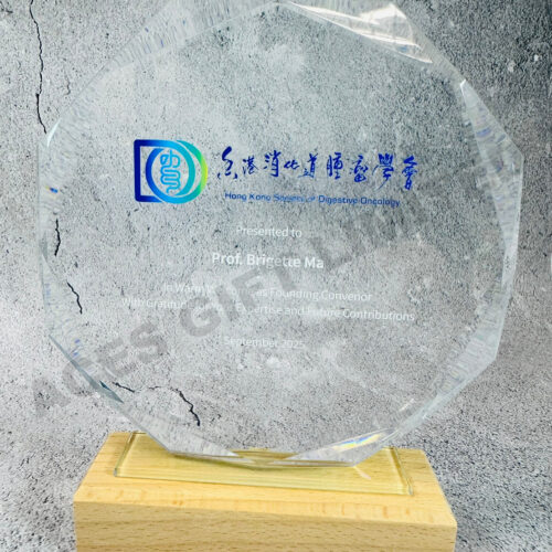 CT-108 水晶木座獎牌